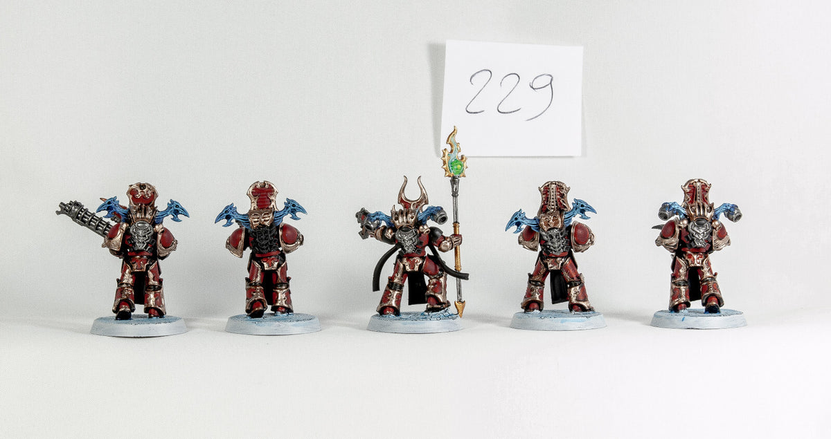 (5) Rubic Marines Thousand Sons Chaos Space Marines Warhammer 40k -1920-