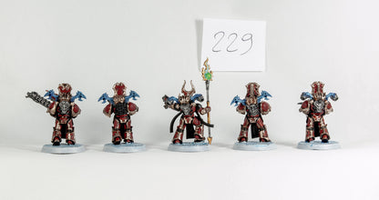 (5) Rubic Marines Thousand Sons Chaos Space Marines Warhammer 40k -1920-