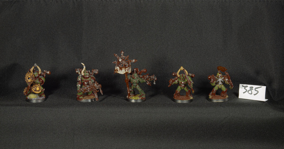 (5) Plague Marines Death Guard Chaos Space Marines Warhammer 40k -1260-