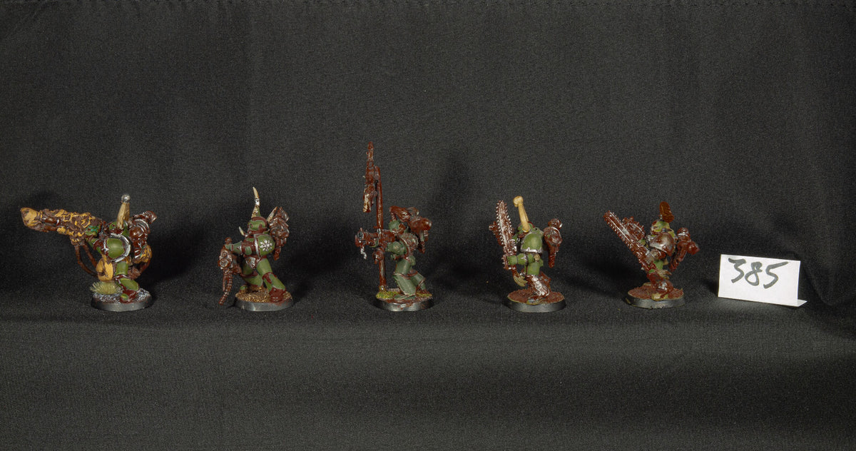 (5) Plague Marines Death Guard Chaos Space Marines Warhammer 40k -1260-