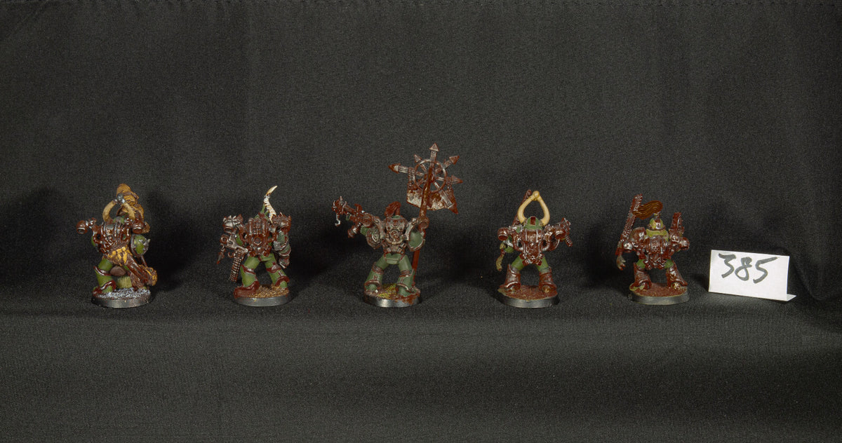 (5) Plague Marines Death Guard Chaos Space Marines Warhammer 40k -1260-