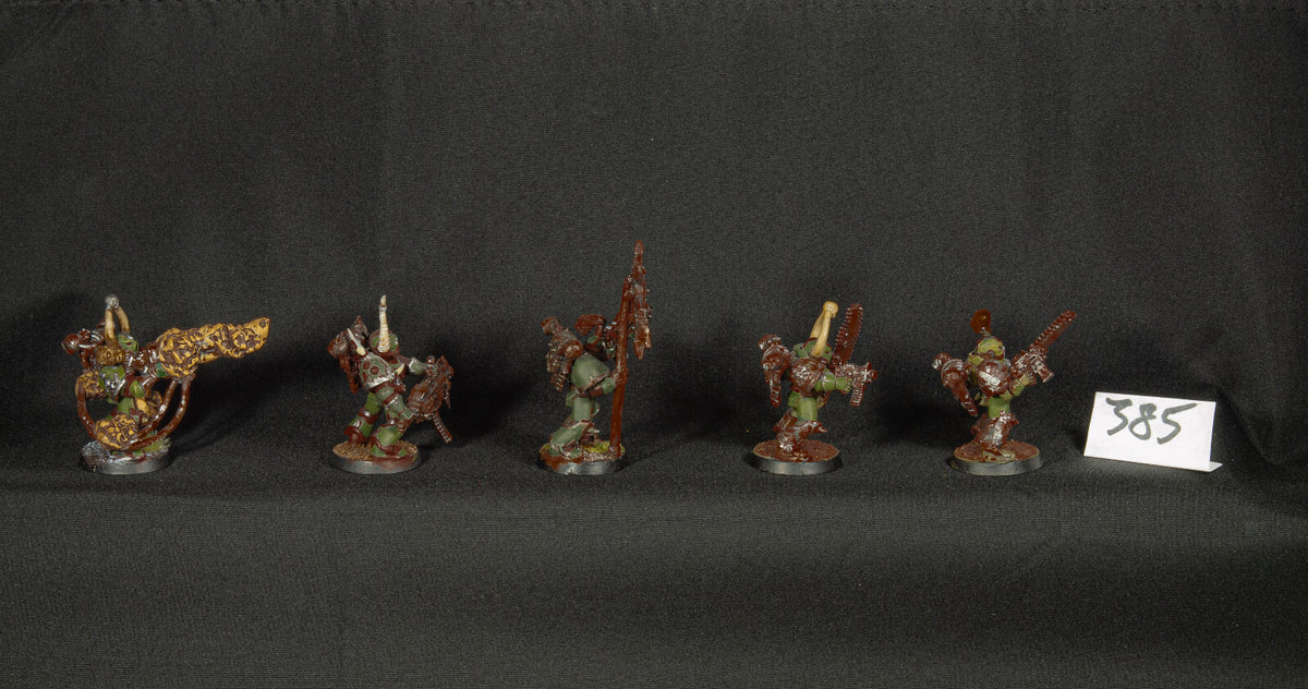 (5) Plague Marines Death Guard Chaos Space Marines Warhammer 40k -1260-
