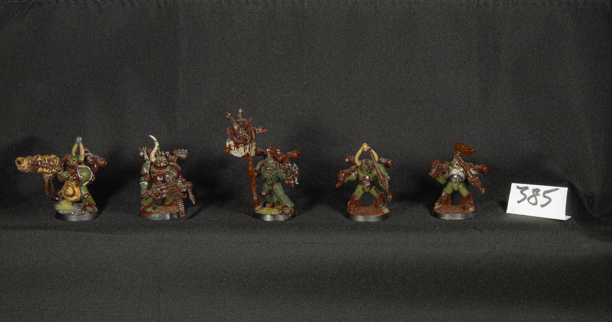 (5) Plague Marines Death Guard Chaos Space Marines Warhammer 40k -1260-