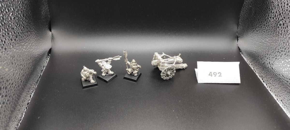(1) Dwarf Bolt Thrower Warhammer Fantasy Miniatures -2371-