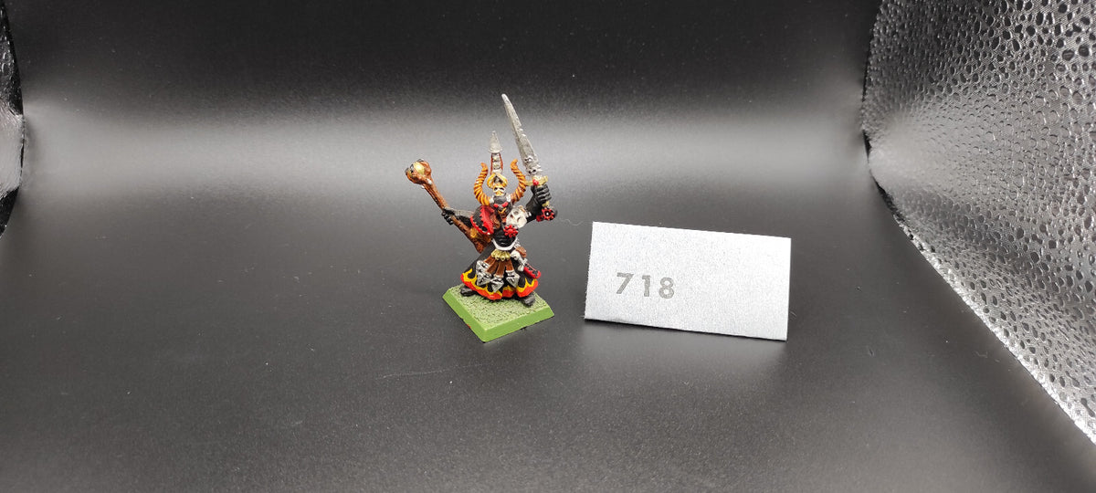 (1) Chaos Sorcerer Classic Warriors of Chaos Warhammer Fantasy Miniatures -1537-