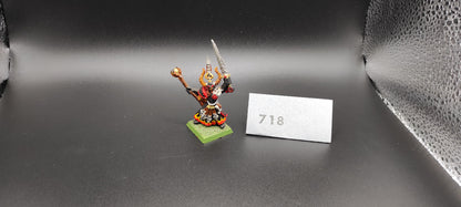 (1) Chaos Sorcerer Classic Warriors of Chaos Warhammer Fantasy Miniatures -1537-