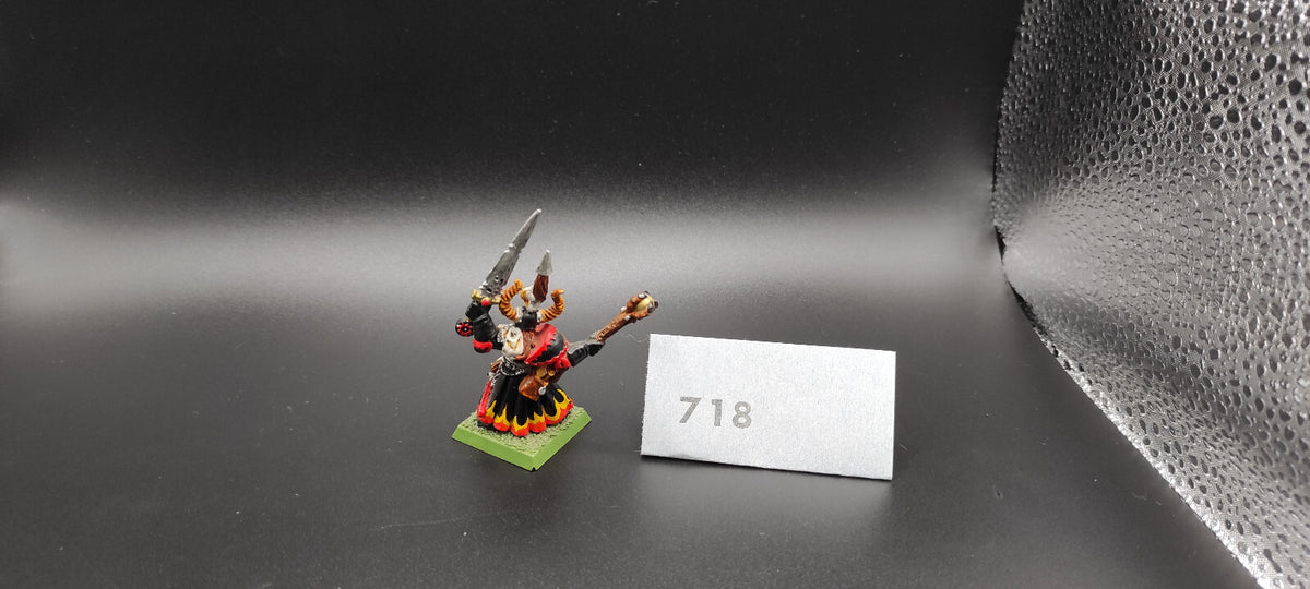 (1) Chaos Sorcerer Classic Warriors of Chaos Warhammer Fantasy Miniatures -1537-