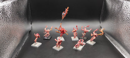 (8) Pink Horrors Daemons of Chaos Warhammer Fantasy Miniatures -2485-