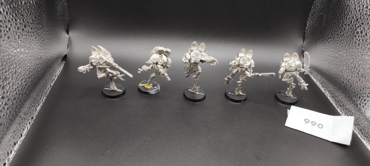 (5) Chaos Raptors METAL Chaos Space Marines Warhammer 40k -1300-