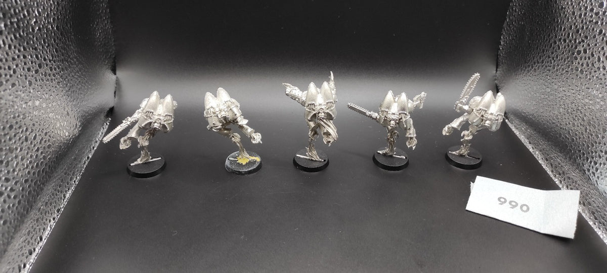 (5) Chaos Raptors METAL Chaos Space Marines Warhammer 40k -1300-