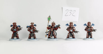 (5) Rubic Marines Thousand Sons Chaos Space Marines Warhammer 40k -1921-