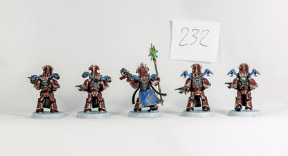 (5) Rubic Marines Thousand Sons Chaos Space Marines Warhammer 40k -1921-