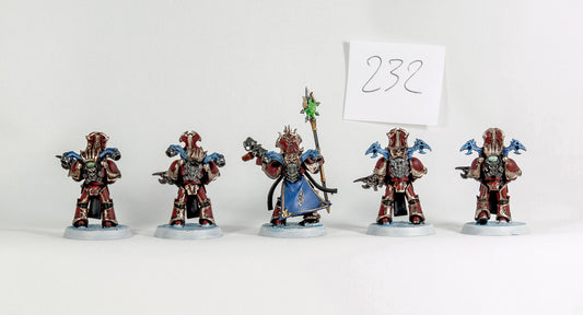 (5) Rubic Marines Thousand Sons Chaos Space Marines Warhammer 40k -1921-