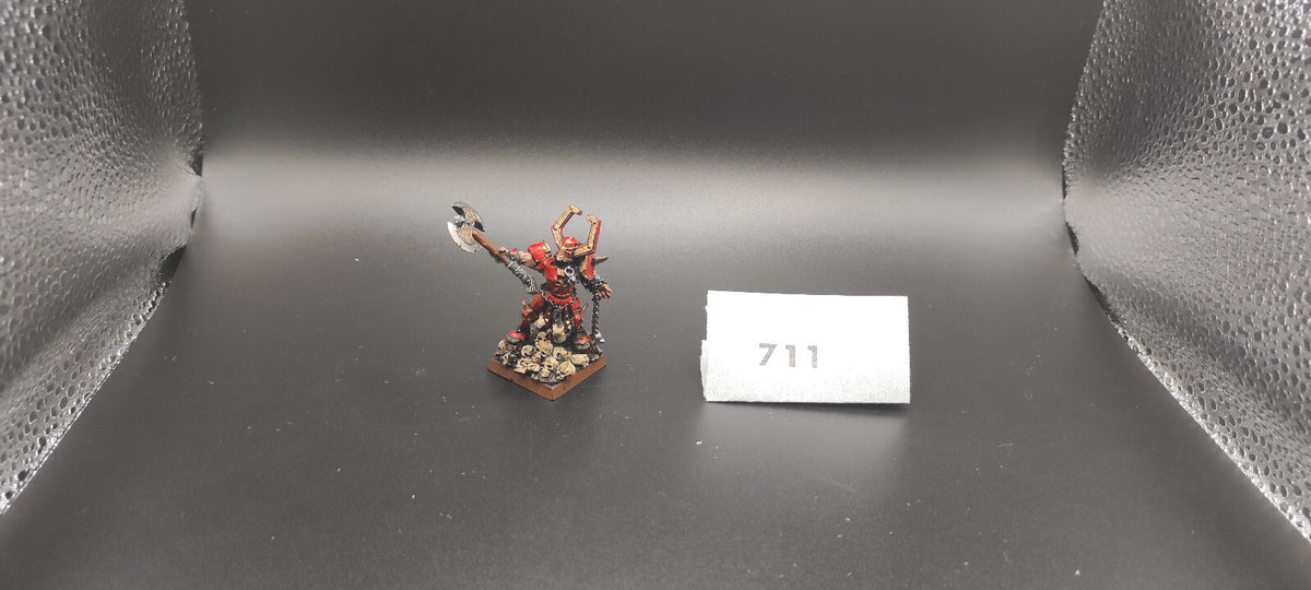 (1) Chaos Champion Khorne METAL Warriors of Chaos Warhammer Fantasy Miniatures -2064-