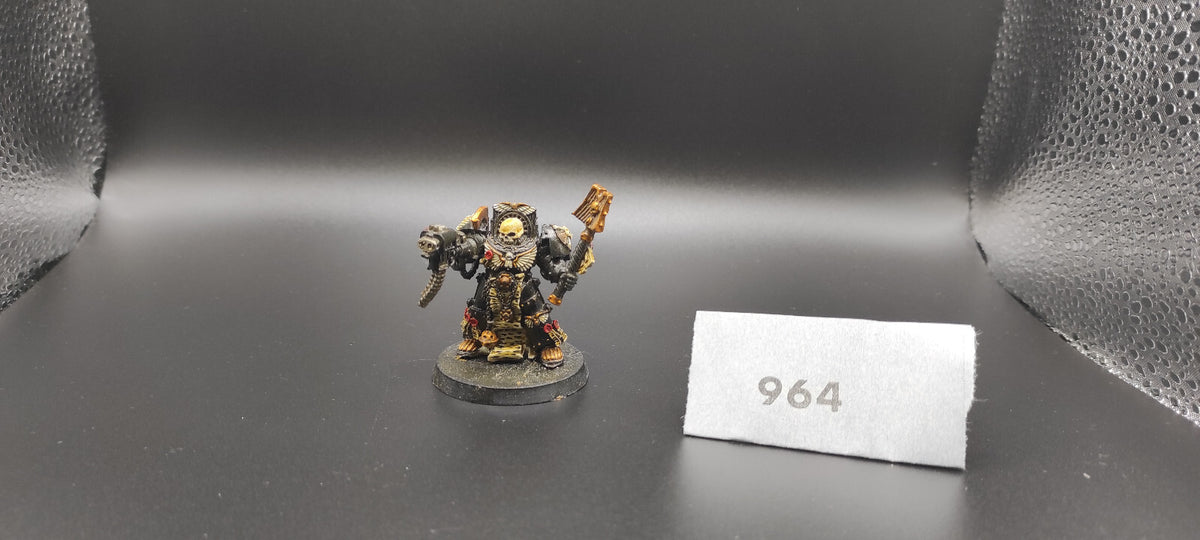 (1) Chaplain Terminator Metal Dark Angels Space Marines Warhammer 40k -1965-