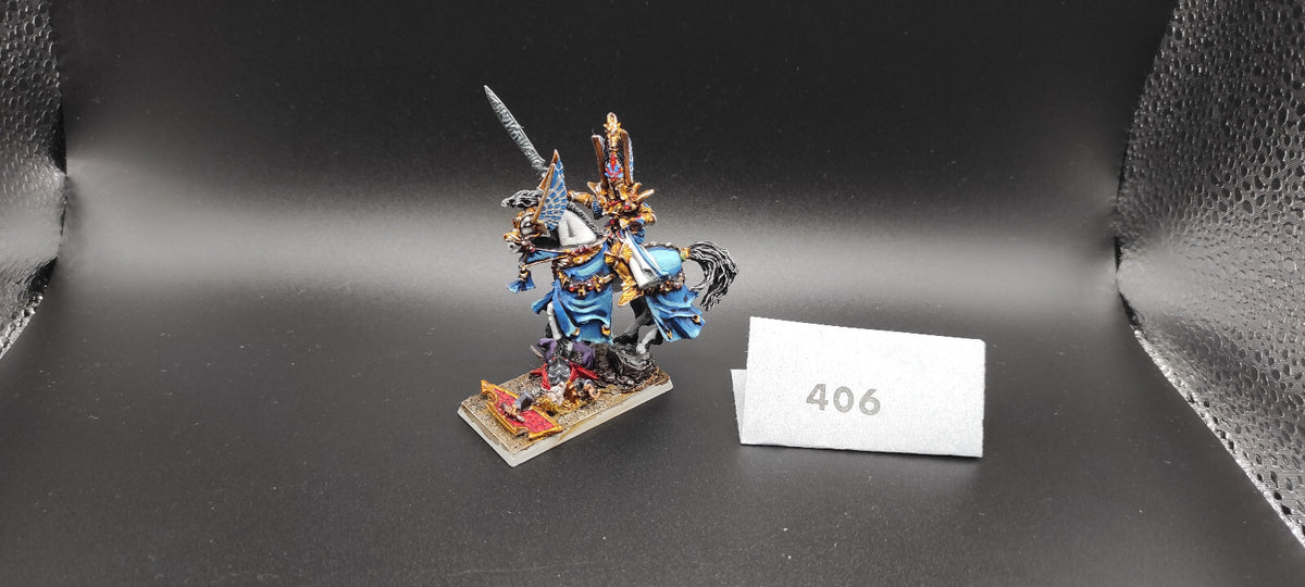 (1) Prince Tyrion METAL High Elves Warhammer Fantasy Miniatures -2291-