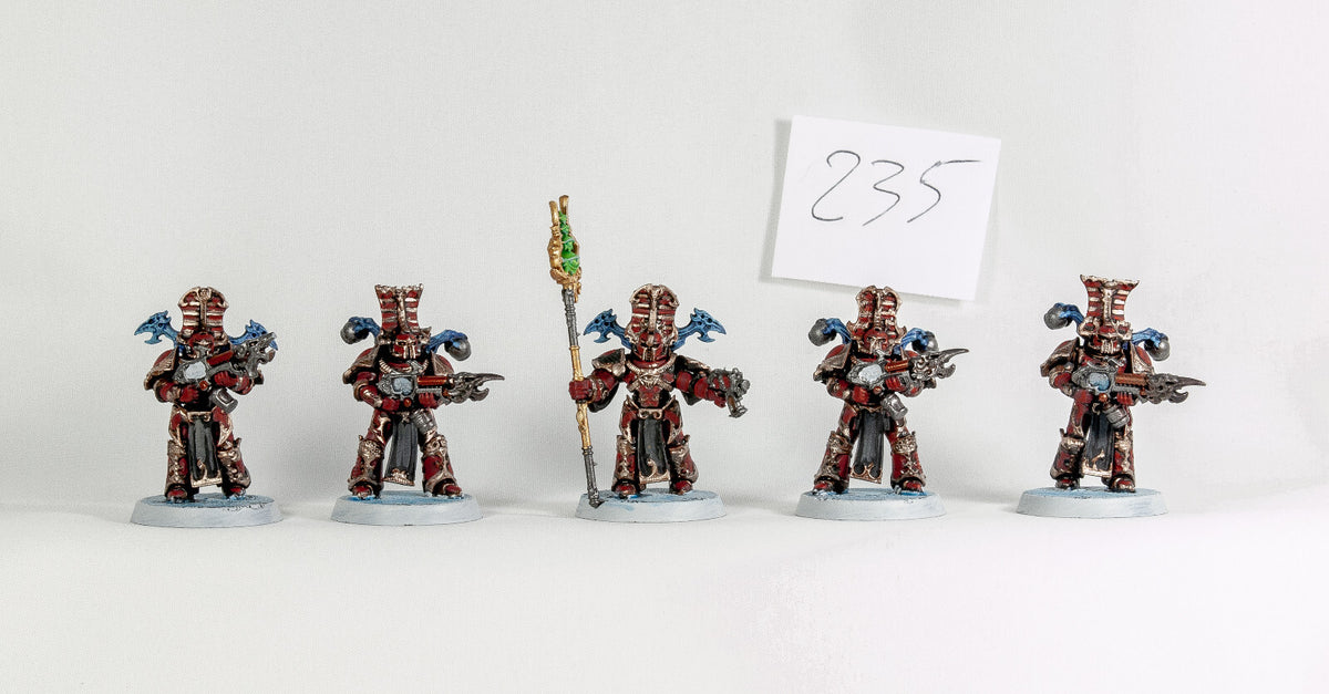 (5) Rubic Marines Thousand Sons Chaos Space Marines Warhammer 40k -1922-