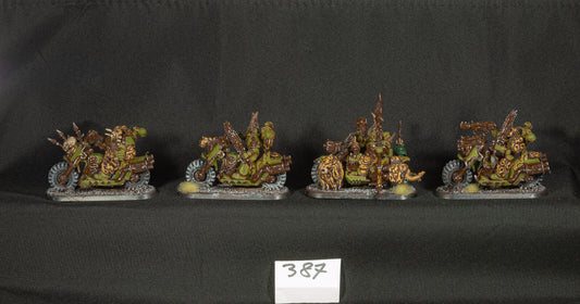 (4) Chaos Bikers Nurgle Death Guard Chaos Space Marines Warhammer 40k -1262-