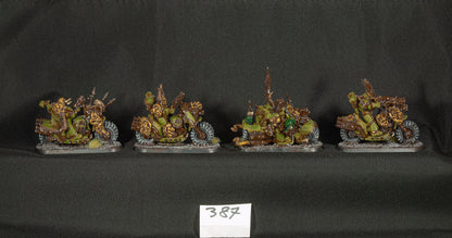 (4) Chaos Bikers Nurgle Death Guard Chaos Space Marines Warhammer 40k -1262-