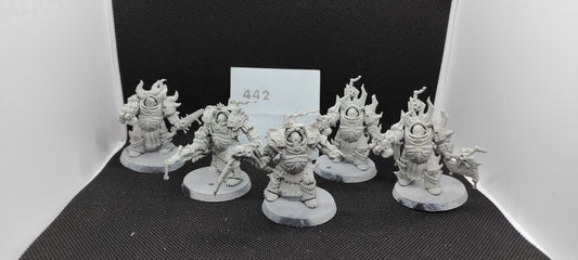 (5) Blightlord Terminators Death Guard Chaos Space Marines Warhammer 40k -2081-