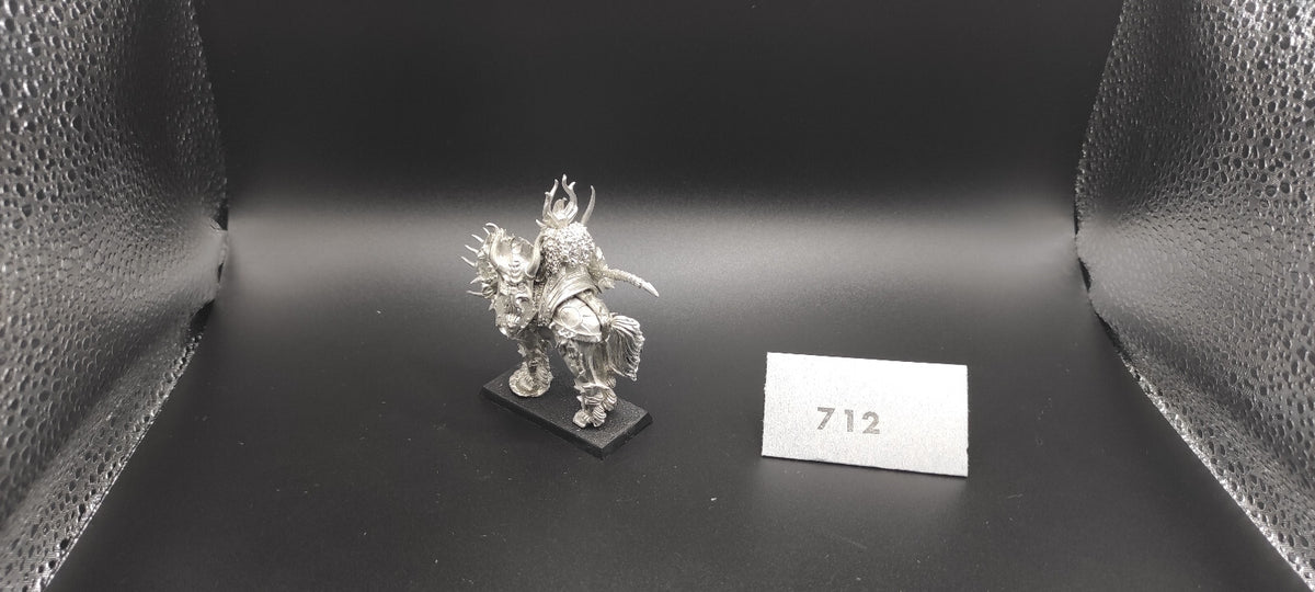 (1) Chaos Lord on Daemonic Steed METAL Warriors of Chaos Warhammer Fantasy Miniatures -2065-