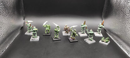 (9) Plaguebearers METAL OOP Daemons of Chaos Warhammer Fantasy Miniatures -2486-