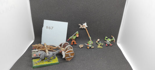(1) Metal Goblin Chariot OOP Orcs & Goblins Warhammer Fantasy Miniatures -1563-