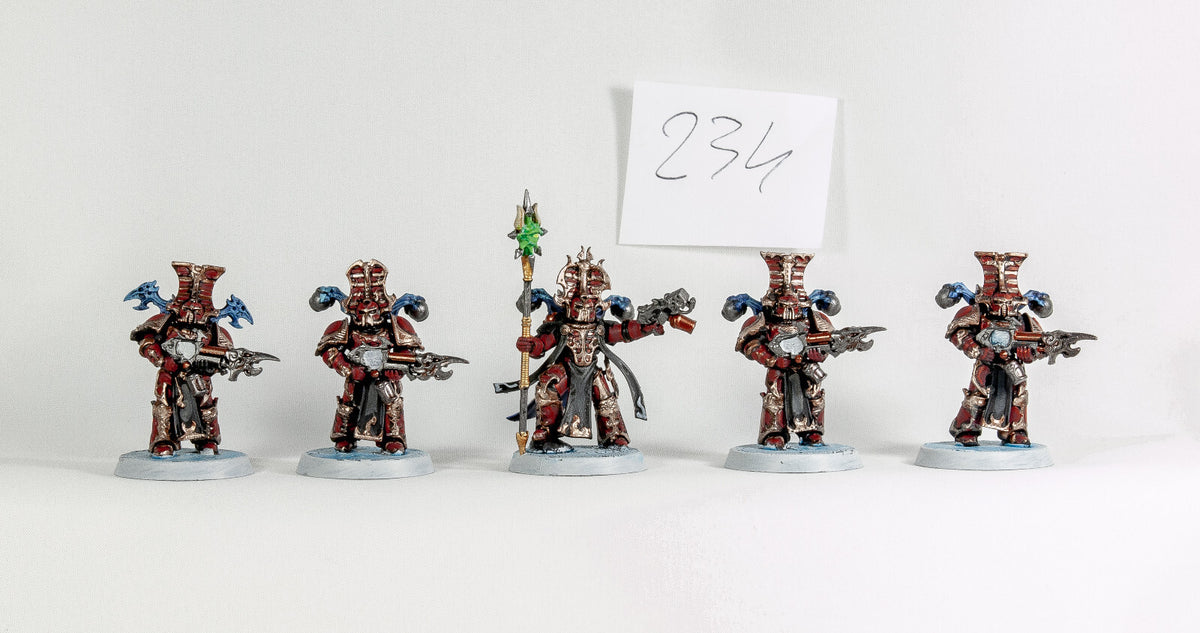 (5) Rubic Marines Thousand Sons Chaos Space Marines Warhammer 40k -1923-