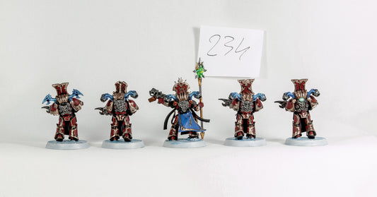 (5) Rubic Marines Thousand Sons Chaos Space Marines Warhammer 40k -1923-