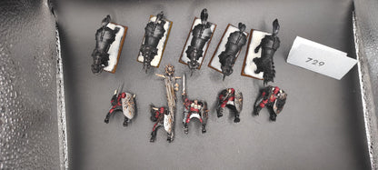 (5) Chaos Knights METAL Warriors of Chaos Warhammer Fantasy Miniatures -2066-