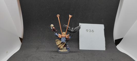 (1) Njal Stormcaller OOP Metal Space Wolves Space Marines Warhammer 40k -1545-