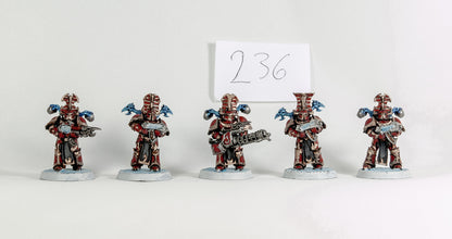 (5) Rubic Marines Thousand Sons Chaos Space Marines Warhammer 40k -1924-