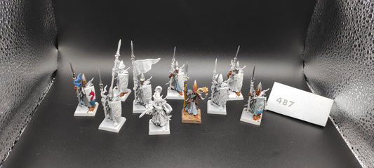 (10) Lothern Sea Guard High Elves Warhammer Fantasy Miniatures -2292-