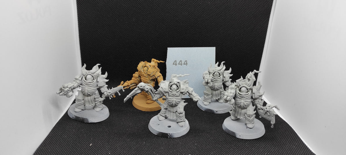 (5) Blightlord Terminators Death Guard Chaos Space Marines Warhammer 40k -2083-