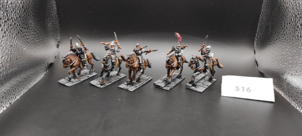 (5) Empire Pistoliers Warhammer Fantasy Miniatures -2031-