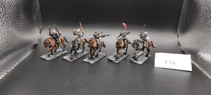 (5) Empire Pistoliers Warhammer Fantasy Miniatures -2031-
