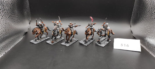 (5) Empire Pistoliers Warhammer Fantasy Miniatures -2031-