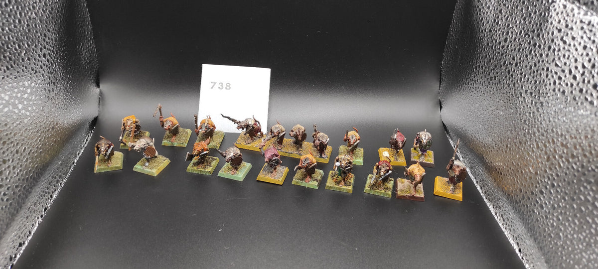 (20) Clanrats Skaven Warhammer Fantasy Miniatures -1456-