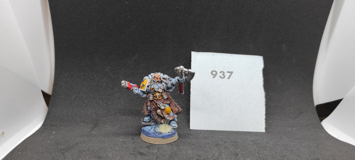 (1) Rune Priest Metal Space Wolves Space Marines Warhammer 40k -1546-
