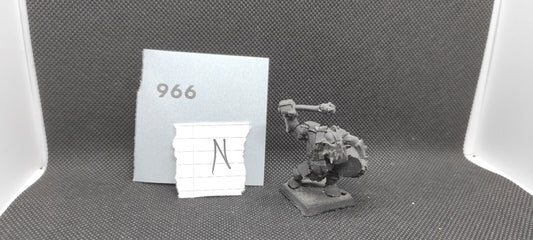(1) Black Orc Metal Musician OOP Orcs & Goblins Warhammer Fantasy Miniatures -1565-