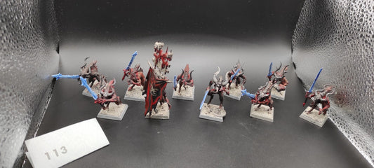 (10) Bloodletters Daemons of Chaos Warhammer Fantasy Miniatures -2488-