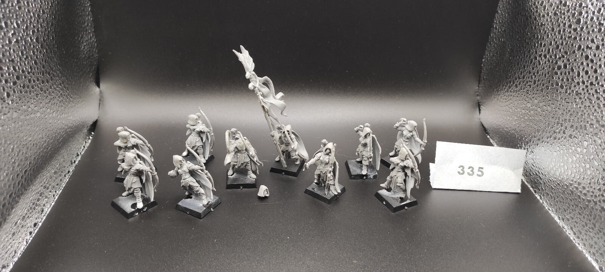(10) Glade Guards Wood Elves Warhammer Fantasy Miniatures -2387-