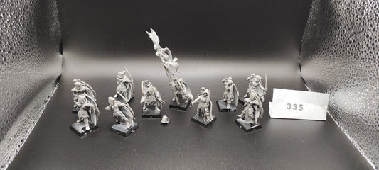 (10) Glade Guards Wood Elves Warhammer Fantasy Miniatures -2387-