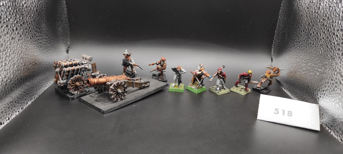(2) Cannon + Volley Gun (METAL) Empire Warhammer Fantasy Miniatures -2032-