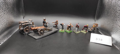 (2) Cannon + Volley Gun (METAL) Empire Warhammer Fantasy Miniatures -2032-