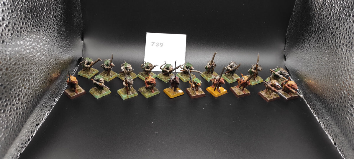 (20) Clanrats Skaven Warhammer Fantasy Miniatures -1458-
