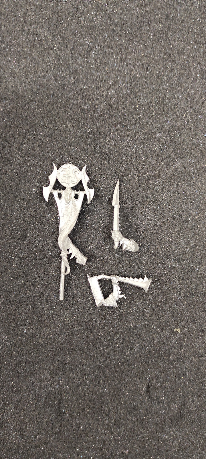 Metal Spare Parts Standard Champion CMD Dark Elves Warhammer Fantasy Miniatures -2043-