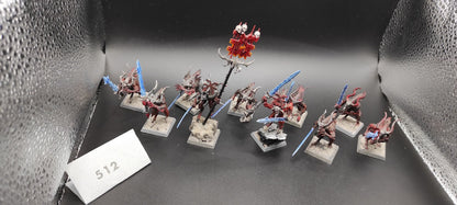 (10) Bloodletters Daemons of Chaos Warhammer Fantasy Miniatures -2489-