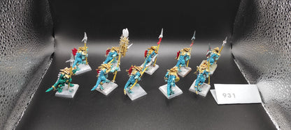 (10) Temple Guards METAL Lizardmen Warhammer Fantasy Miniatures -1018-