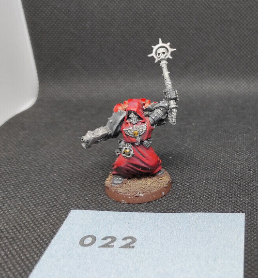 (1) Space Marine Chaplain Metal Warhammer 40k -2406-
